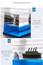 Titanic Liquid Wave Cruise Ship,nautical Car Dashboard